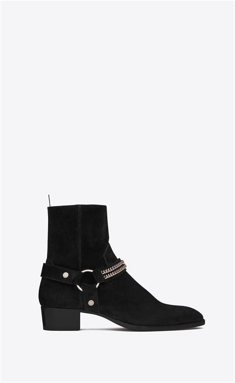 ysl boys boots|saint laurent men's boots.